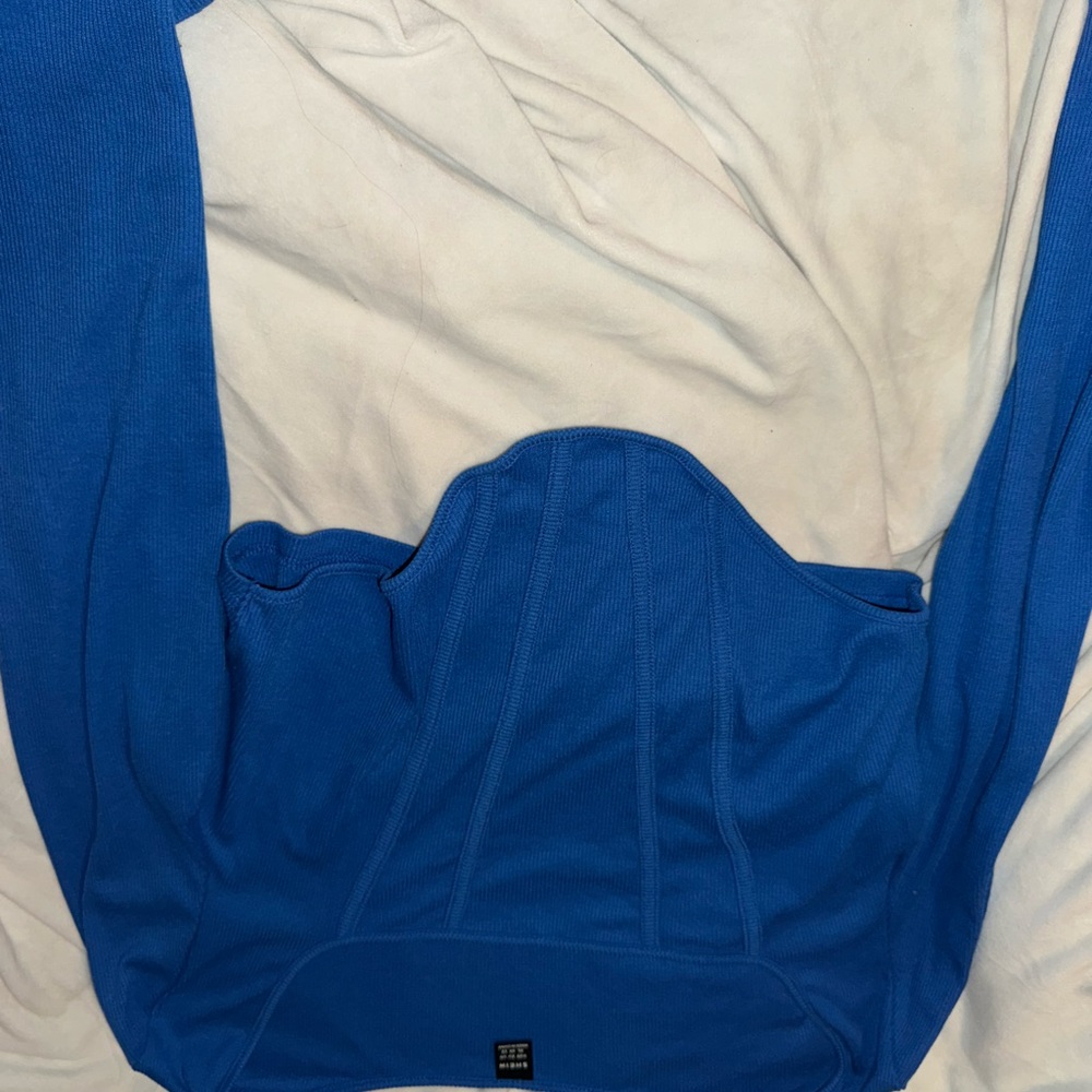 SHEIN Vibrant Blue Knit Top